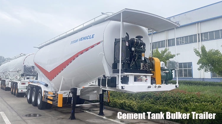 40 CBM Cement Tank Bulker Trailer Truck for Sale in Serria Leone
