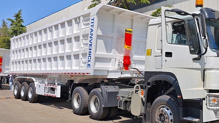 60 Ton Semi Trailer with Tipper for Sale in Sierra Leone