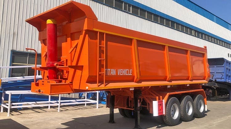 Hydraulic Dump Trailer for Sale in Sierra Leone Freetown