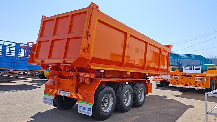 Hydraulic Dump Trailer for Sale in Sierra Leone Freetown