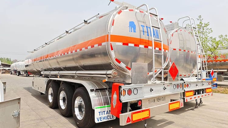 Aluminum Petroleum Tanker Trailers for Sale in Sierra Leone
