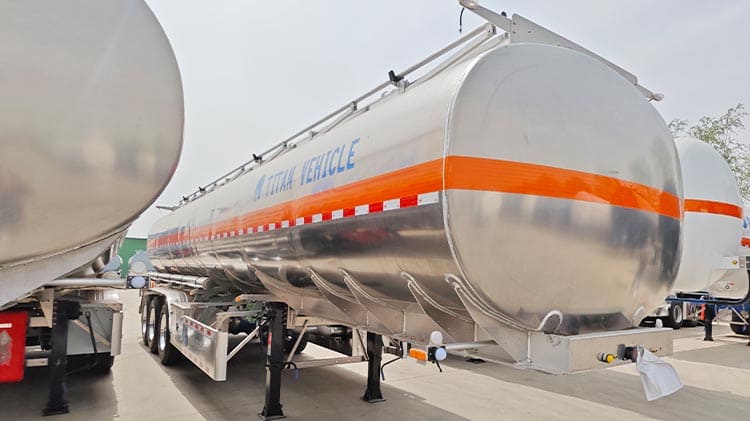 Aluminum Petroleum Tanker Trailers for Sale in Sierra Leone