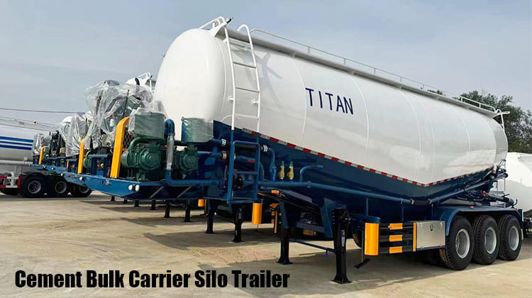 Tri Axle Cement Bulk Carrier Silo Trailer Bulk Tank for Sale in Serria Leone