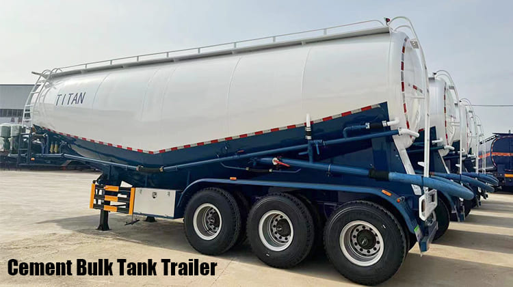 Tri Axle Cement Bulk Carrier Silo Trailer Bulk Tank for Sale in Serria Leone