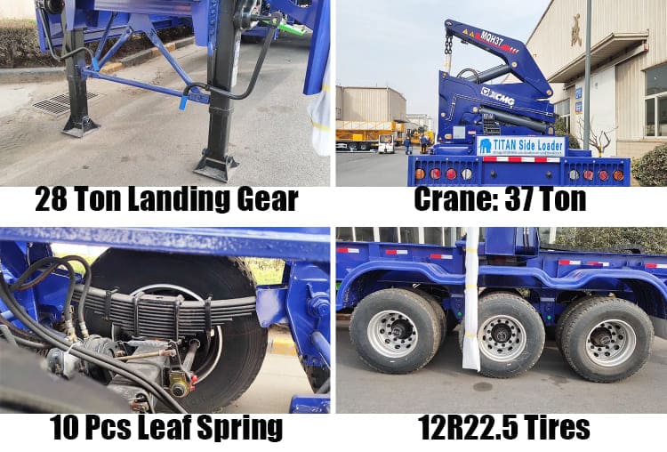 37 Ton Hammar Side Container Loader Trailer for Sale in Serria Leone Freetown