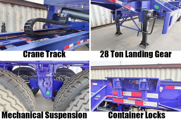 40 Ft Sideloader Container Loader Trailer for Sale in Serria Leone Freetown