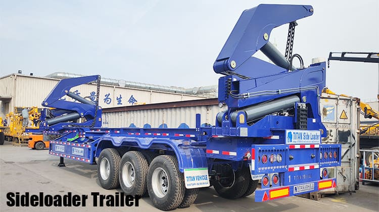 40 Ft Sideloader Container Loader Trailer for Sale in Serria Leone Freetown
