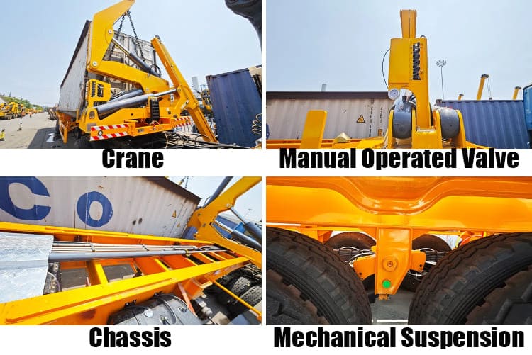 3 Axle Side Loader Truck Trailer for Sale in Serria Leone Freetow