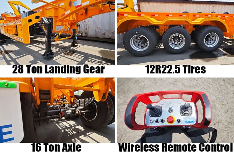 3 Axle Side Loader Truck Trailer for Sale in Serria Leone Freetow