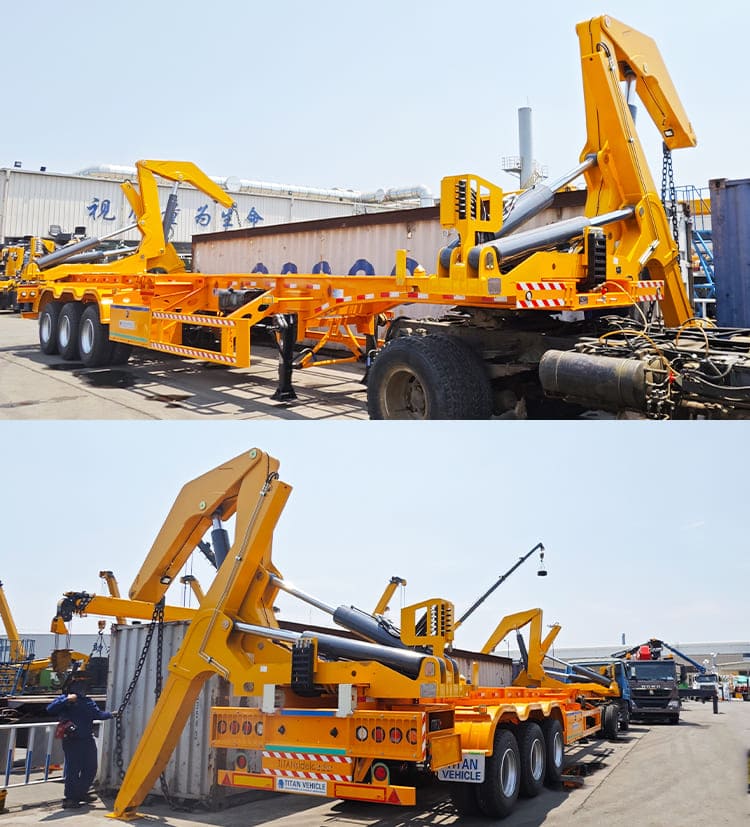 3 Axle Side Loader Truck Trailer for Sale in Serria Leone Freetow
