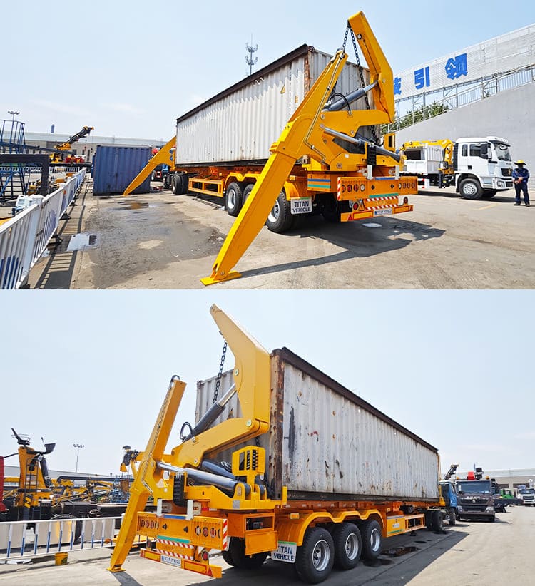 3 Axle Side Loader Truck Trailer for Sale in Serria Leone Freetow