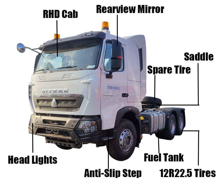CNHTC Sinotruk Howo Tractor Truck | Howo T7H 440 for Sale in Serria Leone