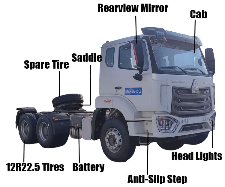 Sinotruk Howo 6x4 Tractor Truck Howo 380 NX for Sale in Serria Leone Freetow