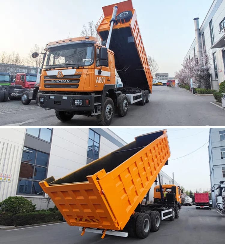 F3000 Shacman 12 Wheeler Dump Truck in Serria Leone Freetow 