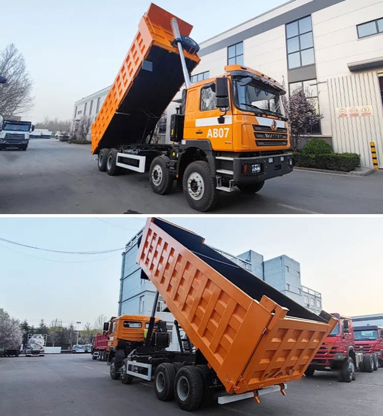 F3000 Shacman 12 Wheeler Dump Truck in Serria Leone Freetow 