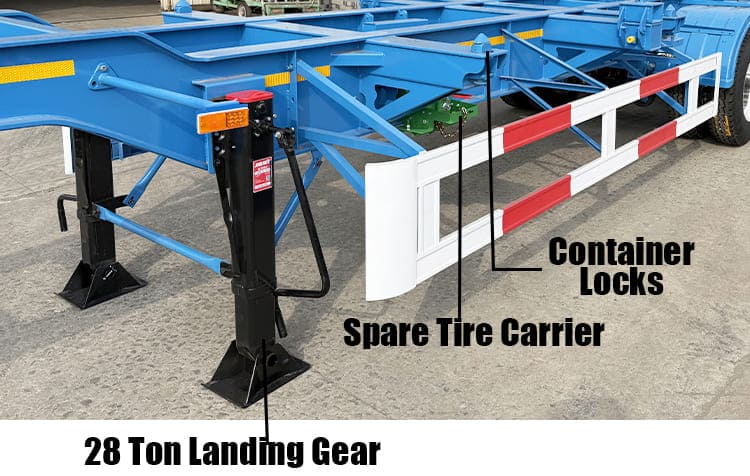 40 Ft Shipping Skel Trailers for Sale in Serria Leone Freetow