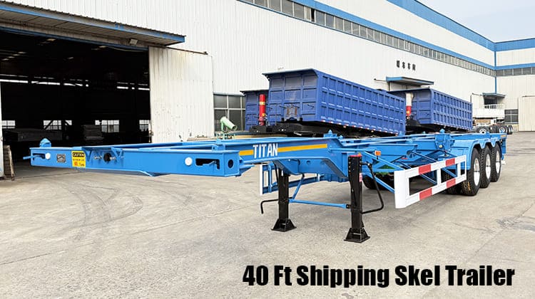 40 Ft Shipping Skel Trailers for Sale in Serria Leone Freetow