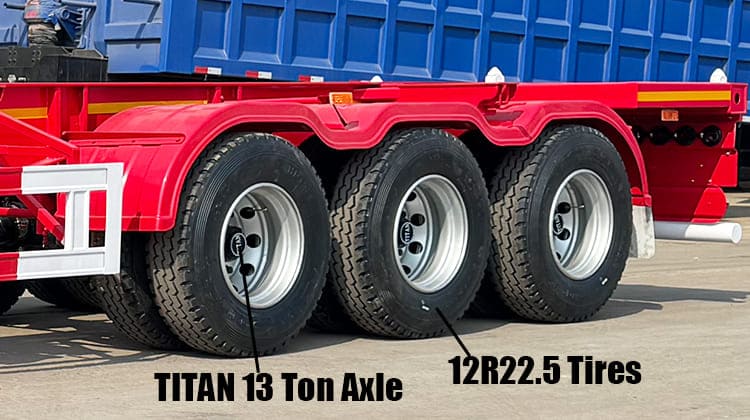 3 Axle Container Skeletal Trailer | Container Truck Trailer for Sale in Serria Leone