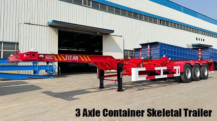 3 Axle Container Skeletal Trailer | Container Truck Trailer for Sale in Serria Leone