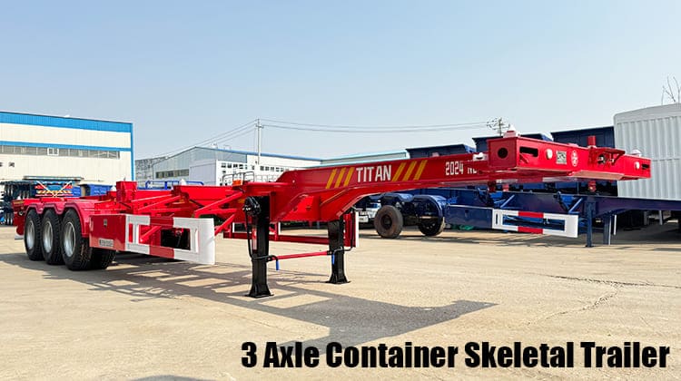 3 Axle Container Skeletal Trailer | Container Truck Trailer for Sale in Serria Leone