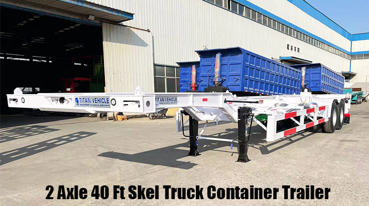 2 Axle 40 Ft Truck Container Trailer | Skel Trailers for Sale in Serria Leone