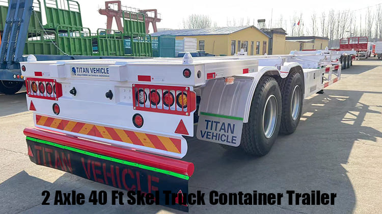 2 Axle 40 Ft Truck Container Trailer | Skel Trailers for Sale in Serria Leone