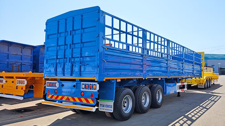 3 Axle 60 Ton Fence Trailer for Sale in Sierra Leone