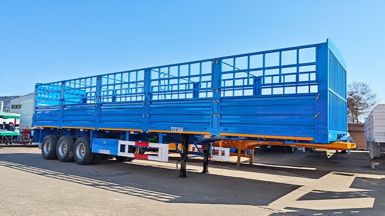 3 Axle 60 Ton Fence Trailer for Sale in Sierra Leone