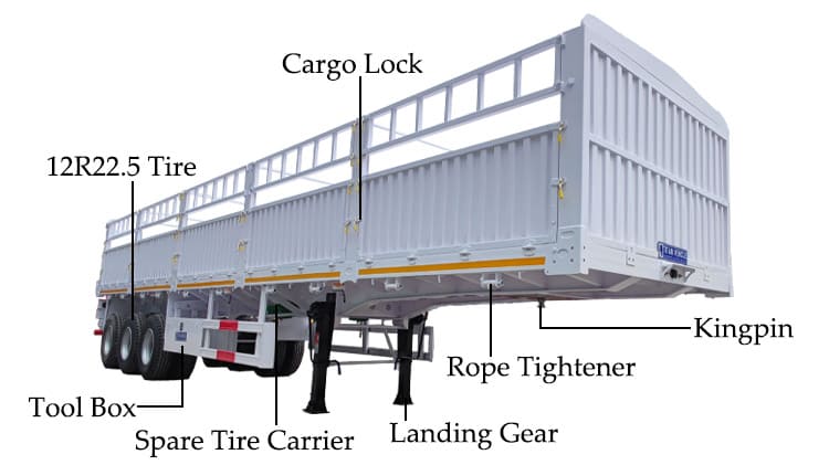 Livestock Trailer with Fence for Sale in Sierra Leone
