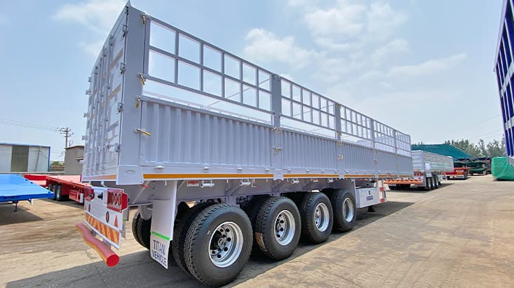 4 Axle 80 Ton Cargo Trailer for Sale in Sierra Leone