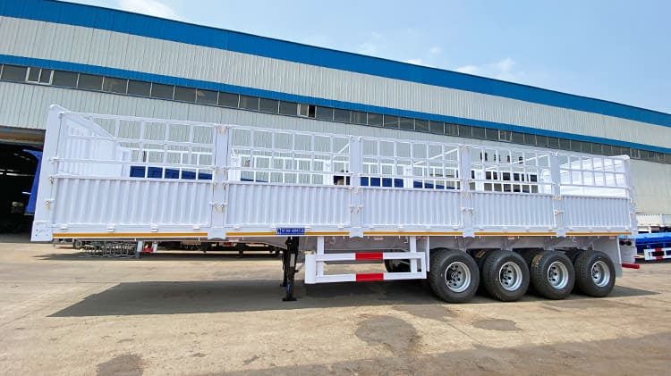 4 Axle 80 Ton Cargo Trailer for Sale in Sierra Leone