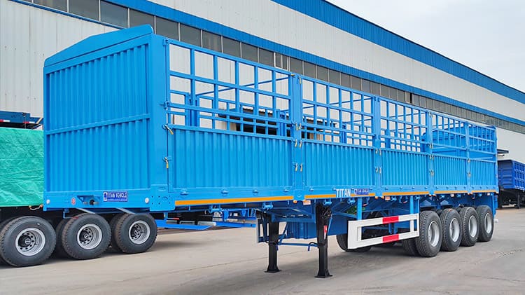 Heavy Duty 4 Axle Cargo Trailer for Sale in Sierra Leone