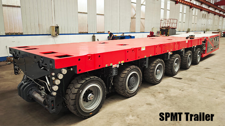 Multi Axle SPMT Trailer for Sale in Sierra Leone Freetown