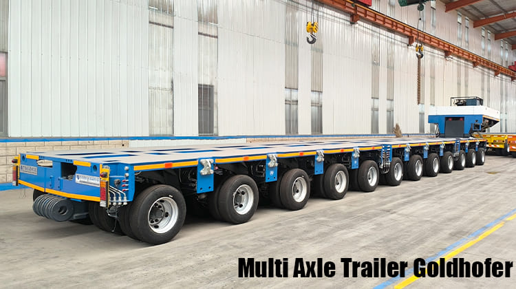 Multi Axle Trailer Goldhofer for Sale in Sierra Leone Freetown