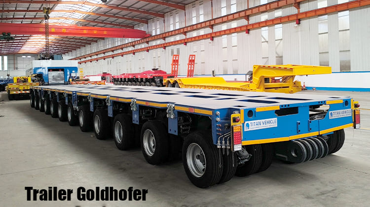 Multi Axle Trailer Goldhofer for Sale in Sierra Leone Freetown