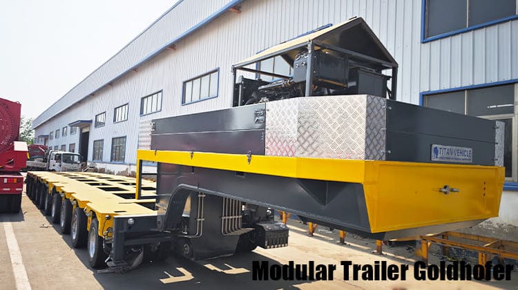 Modular Trailer Goldhofer for Sale in Sierra Leone Freetown