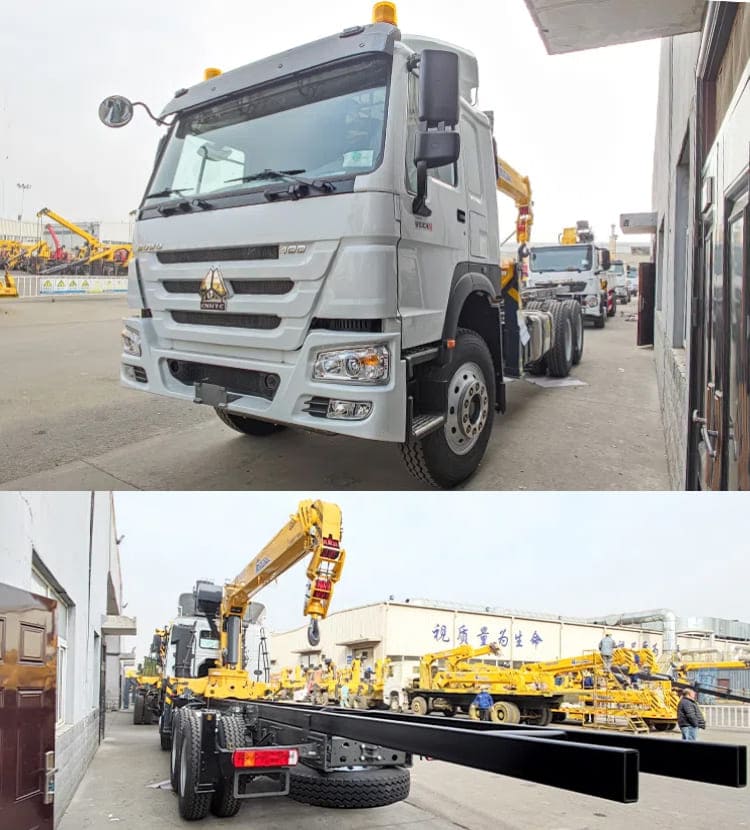 Howo Truck with Mounted Crane Price for Sale in Sierra Leone