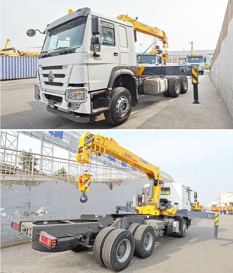 Howo Used Crane Trucks for Sale in Sierra Leone Freetown