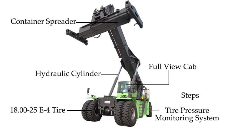 Reach Stacker Function Weight Price for Sale in Sierra Leone