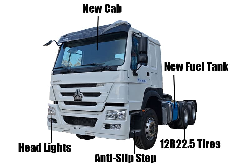Used Howo 380 Tractor Trucks for Sale in Sierra Leone
