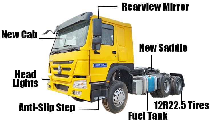 Sinotruk Tractor 371 RHD Used Truck Prices for Sale in Sierra Leone