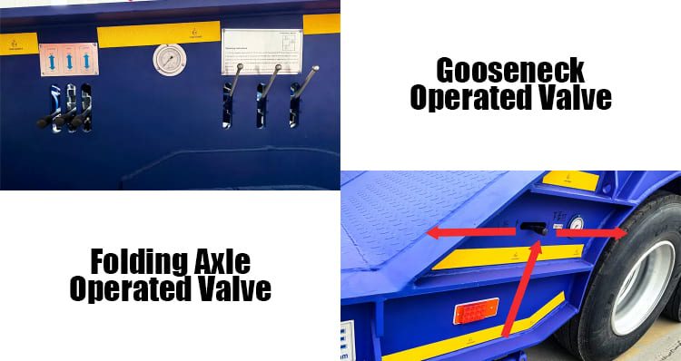 Detachable Gooseneck Lowboy Truck Trailer for Sale in Sierra Leone