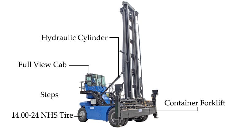 Empty Container Handling Forklift for Sale in Sierra Leone