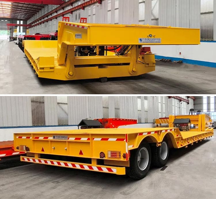 2 Line 4 Axle Detachable Gooseneck Trailers | 16 Tire Lowboytrailer in Sierra Leone