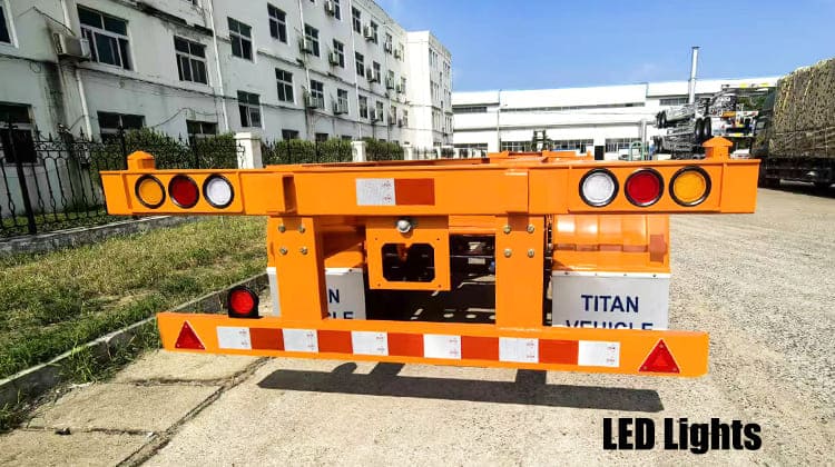 2 Axle Skel Truck Container Trailers for Sale in Sierra Leone