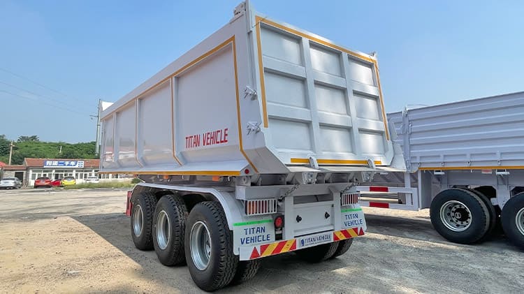 3 Axle Dump Truck Semi Trailer for Sale in Sierra Leone