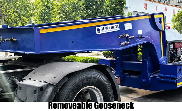 3 Axle Lowboy RGN Gooseneck Trailer for Sale in Sierra Leone