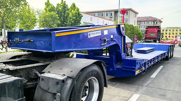 3 Axle Lowboy RGN Gooseneck Trailer for Sale in Sierra Leone
