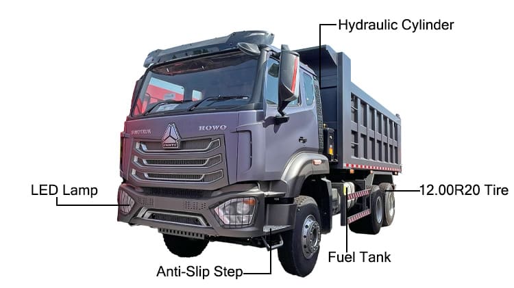 Sinotruk Howo 380 6x4 Tipper Truck Price in Sierra Leone