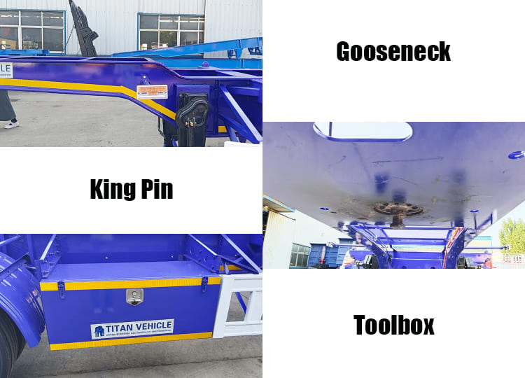 2 Axle Container Chassis Trailer for Sale in Sierra Leone